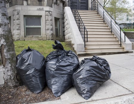 Secure document shredding during office clearance